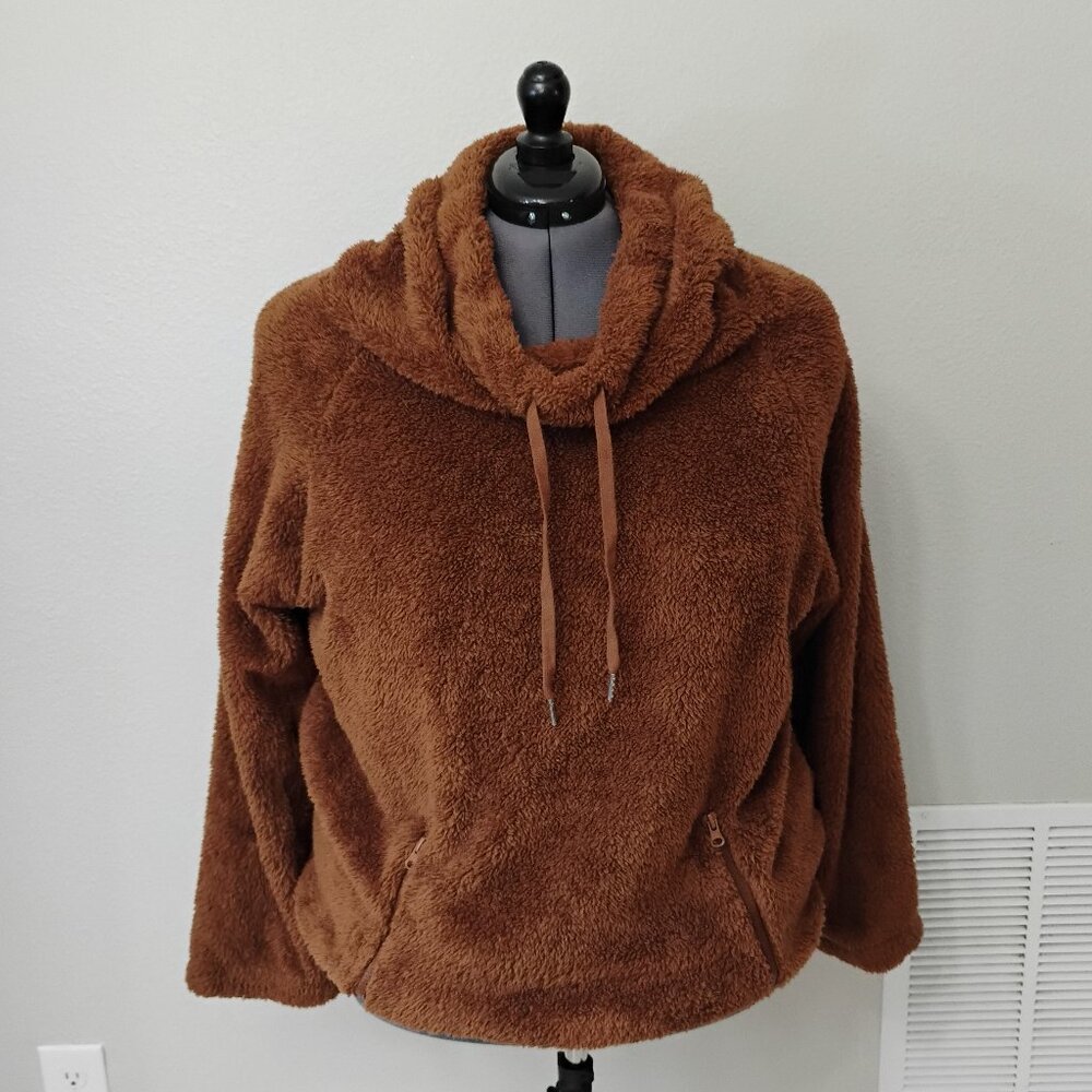 Cal Style Soft Fluffy Cowl Neck Pullover – Size 2XL – Excellent Condition